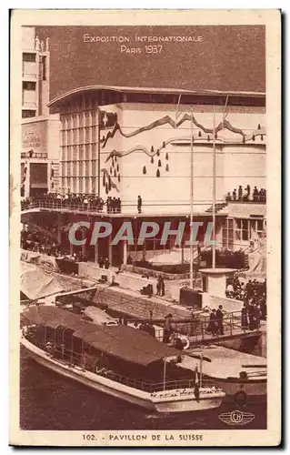 Cartes postales Exposition internationale de Paris 1937 Paris PAVILLON DE LA SUISSE