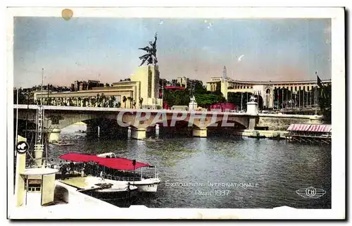 Cartes postales Exposition internationale de Paris 1937 Paris VUE D ENSEMBLE PRISE DE LA RIVE GAUCHE