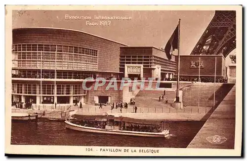 Cartes postales Exposition internationale de Paris 1937 Paris PAVILLON DE LA BELGIQUE