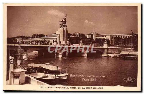 Cartes postales Exposition internationale de Paris 1937 Paris VUE D ENSEMBLE PRISE DE LA RIVE GAUCHE