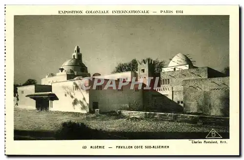 Ansichtskarte AK Paris coloniale internationale PAris 1931 Paris ALGERIE-PAVILLON COTE SUD-ALGERIEN