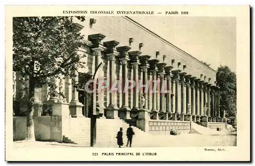 Ansichtskarte AK Exposition coloniale internationale Paris 1931 Palais principal de l italie