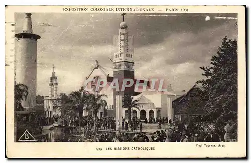 Cartes postales Exposition coloniale internationale Paris 1931 Les missions catholiques