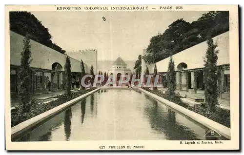 Cartes postales Exposition coloniale internationale Paris 1931 Pavillon du maroc