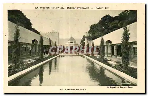 Cartes postales Exposition coloniale internationale Paris 1931 Pavillon du Maroc