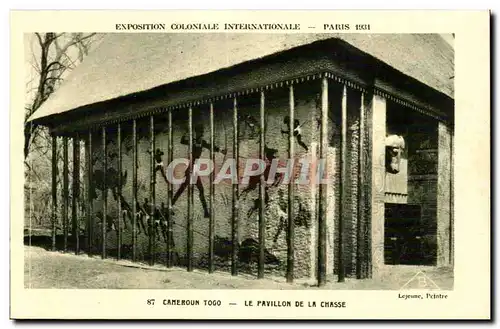 Cartes postales Exposition coloniale internationale Paris 1931 Cameroun Togo le Pavillon de la Chasse