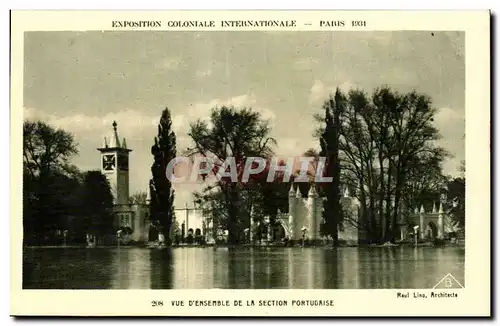 Cartes postales Exposition coloniale internationale Paris 1931 Vue d Ensemble de la section Portugaise