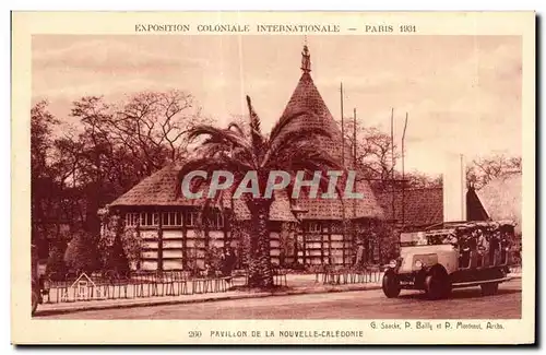 Cartes postales Exposition coloniale internationale Paris 1931 Pavillon de la noubelle caledonie