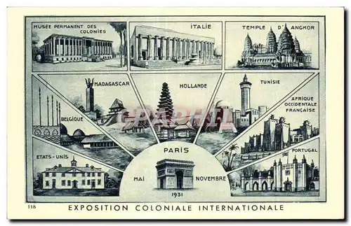 Cartes postales Exposition coloniale internationale