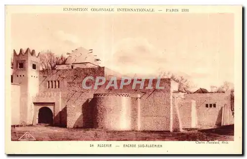 Cartes postales Exposition coloniale internationale de Paris 1931 Algerie encade sud algenien