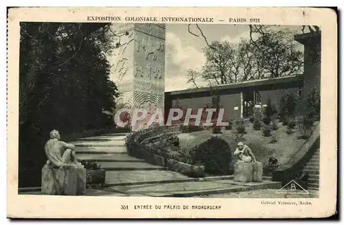 Ansichtskarte AK Exposition coloniale internationale de Paris 1931 Entree du Palais de Madagascar