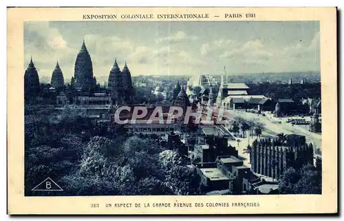 Cartes postales Exposition coloniale internationale de Paris 1931 Un aspect de la grande avenue des colonies fra