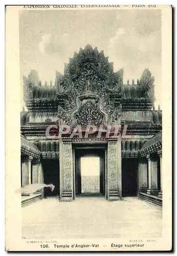 Cartes postales Exposition coloniale internationale de Paris 1931 Temple d Angkor vat