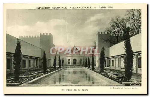 Ansichtskarte AK Exposition Coloniale Internationale Paris Pavillon du maroc