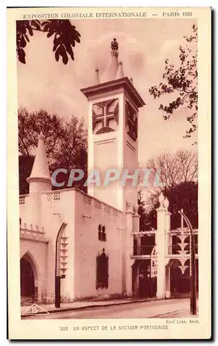 Cartes postales Exposition Coloniale Internationale Paris un aspect de la section portugaise