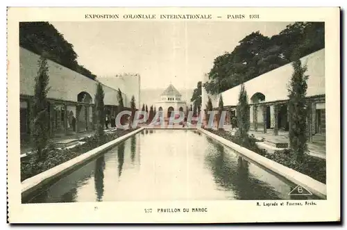 Cartes postales Exposition Coloniale Internationale Paris pavillon du maroc