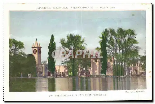 Cartes postales Exposition Coloniale Internationale Paris vue d enseemble de la section portugaise