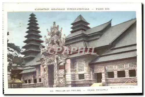 Cartes postales Exposition Coloniale Internationale Paris Temple D angkor vat