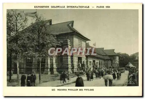 Ansichtskarte AK Exposition Coloniale Internationale Paris 1931 Nouveau Pavillon des Pays Bas