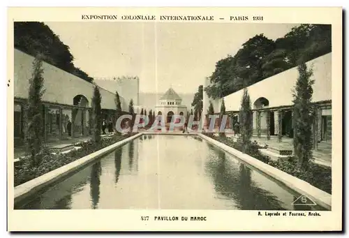 Cartes postales Exposition Coloniale Internationale Paris 1931 Pavillon du Moroc