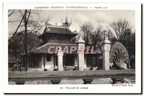 Cartes postales Exposition Coloniale Internationale Paris 1931 Pavillon de l Annam