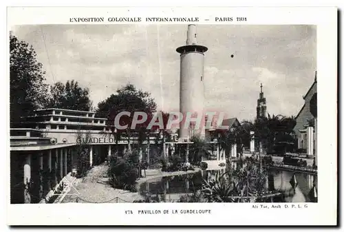 Cartes postales Exposition Coloniale Internationale Paris 1931 Pavillon de la Guadeloupe