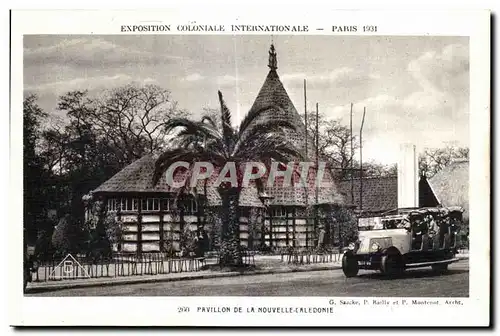 Cartes postales Exposition Coloniale Internationale Paris 1931 Pavillon de la Nouvelle Caledonie