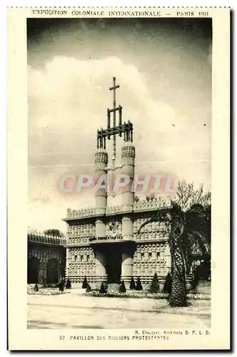 Cartes postales Exposition Coloniale Internationale Paris 1931 Pavillon des missions protestantes