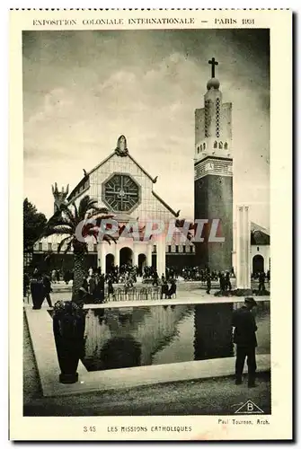 Cartes postales Exposition Coloniale Internationale Paris 1931 Les Mission Catholiques