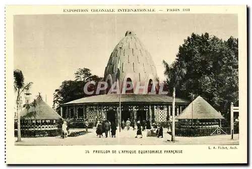 Ansichtskarte AK Exposition Coloniale Internationale Paris 1931 Pavillon De L Afrique Equatoriale Francaise