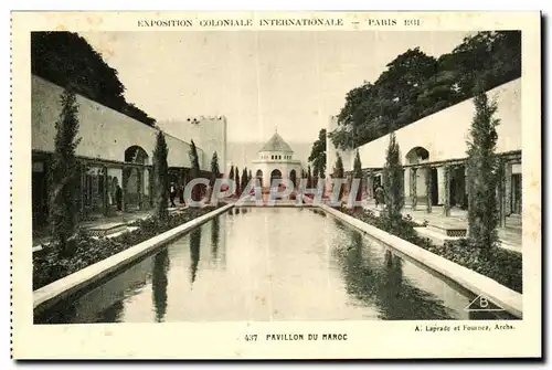 Cartes postales Exposition Coloniale Internationale Paris 1931 Pavillon Du Maroc