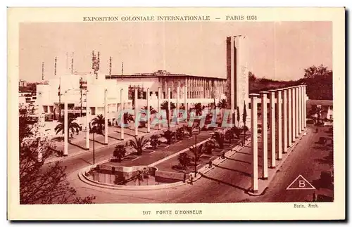 Cartes postales Exposition Coloniale Internationale Paris 1931 Porte D Monneur