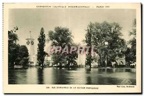 Cartes postales Exposition Coloniale Internationale Paris 1931 Vue D Ensemble De La Section Portugaise