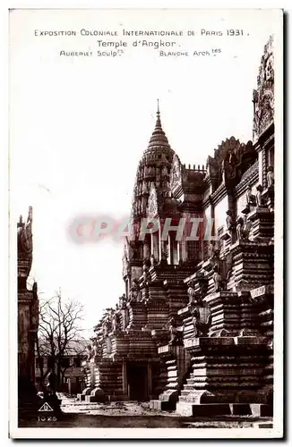 Cartes postales Exposition Coloniale Internationale Paris 1931 Temple D Angkor