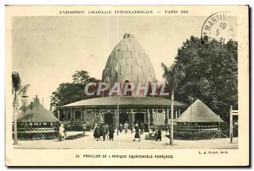 Ansichtskarte AK Exposition Coloniale Internationale Paris 1931 Pavillon De L Afrique Equatoriale Francaise