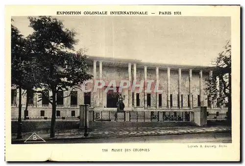 Cartes postales Exposition Coloniale Internationale Paris 1931 Musee Des Colonies