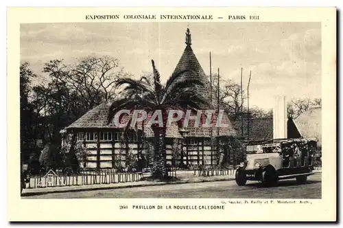 Cartes postales Exposition coloniale Internationale Paris 1931 Pavillon De La Nouvelle Caledonie