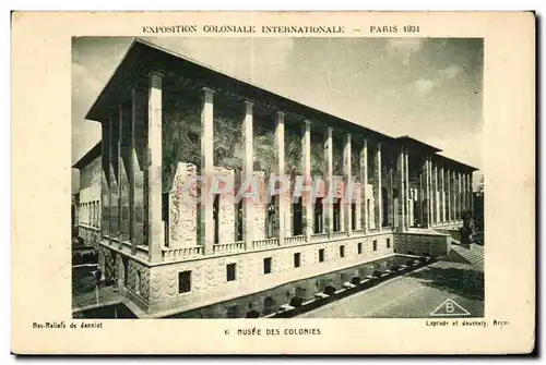 Cartes postales Exposition coloniale Internationale Paris 1931 Musee Des Colonies