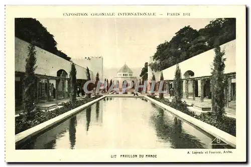 Cartes postales Exposition coloniale Internationale Paris 1931 Pavillon Du Maroc