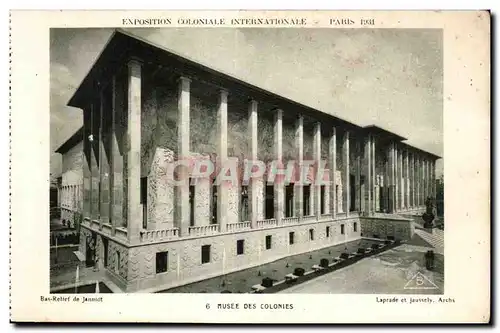 Cartes postales Exposition coloniale internationale Paris 1931 Musee Des Colonies