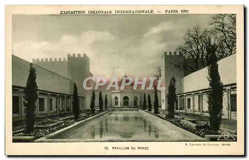 Cartes postales Exposition coloniale internationale Paris 1931 Pavillon Du Maroc