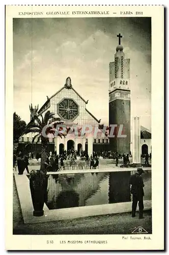 Cartes postales Exposition Coloniale Internationale Paris 1931 Les Missons Catholoques