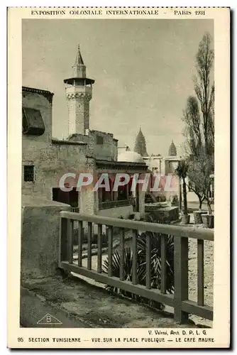 Cartes postales Exposition Coloniale Internationale Paris 1931 Section Tunisienne Vue Sur La Place Publique Le C