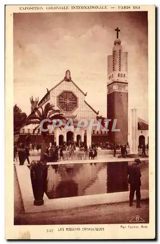 Cartes postales Exposition coloniale internationale Paris 1931 Les Missions Catholiques