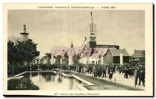 Ansichtskarte AK Exposition coloniale internationale Paris 1931 Avenue Des Colonies Francaises