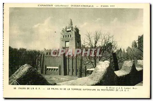 Ansichtskarte AK Exposition coloniale internationale Paris 1931 Palais De La Le Palais Vu De La Terrasse Superieu