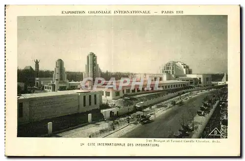 Cartes postales Exposition coloniale internationale Paris 1931 Cite Internationale Des Informations