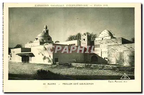 Ansichtskarte AK Exposition coloniale internationale Paris 1931 Algerie Pavillon Cote Sud Algerien