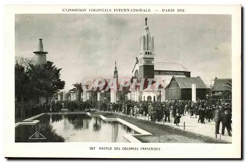 Ansichtskarte AK Exposition coloniale internationale Paris 1931 Avenue Des Colonies Francaises