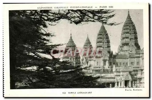 Cartes postales Exposition coloniale internationale Paris 1931 Temple D Angkor Vat